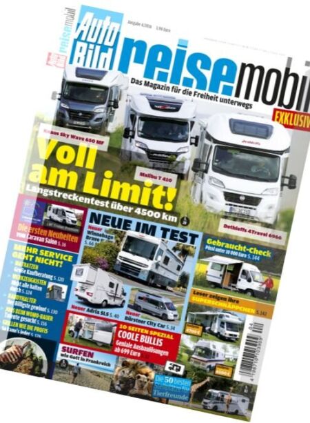 Auto Bild Reisemobil – Nr.4, 2016 Cover