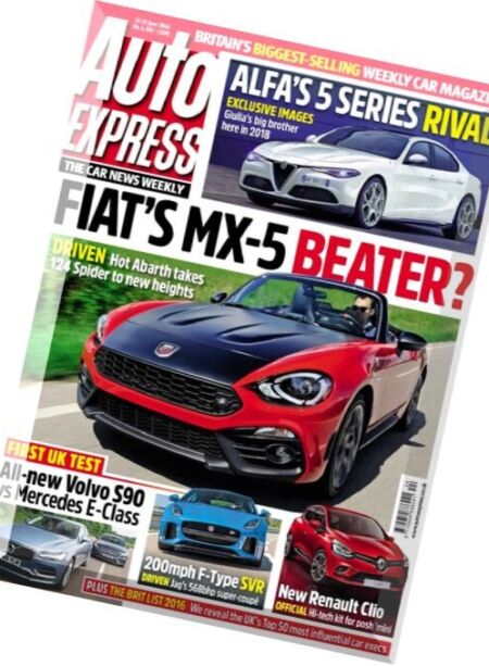 Auto Express – 15 June 2016 Cover