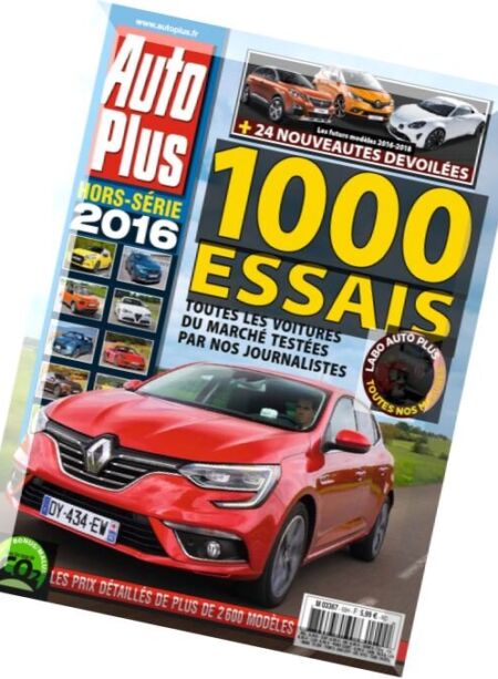 Auto Plus – Hors-Serie – 1000 Essais 2016 Cover