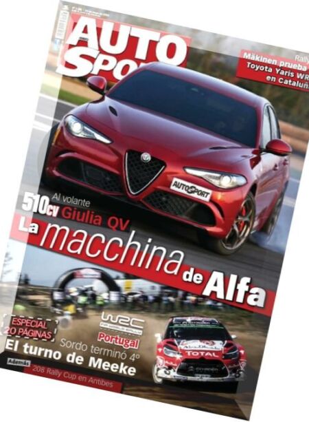 Auto Sport – 24 Mayo 2016 Cover