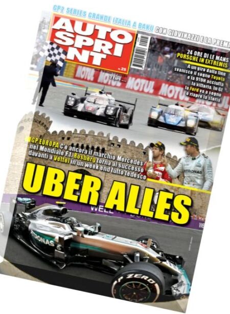 Auto Sprint – 21 Giugno 2016 Cover