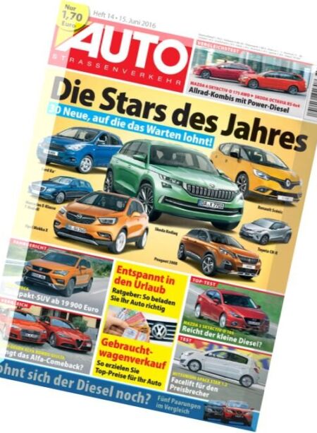 Auto Strassenverkehr – 15 Juni 2016 Cover