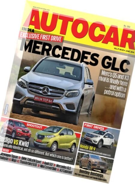 Autocar India – June 2016 Cover