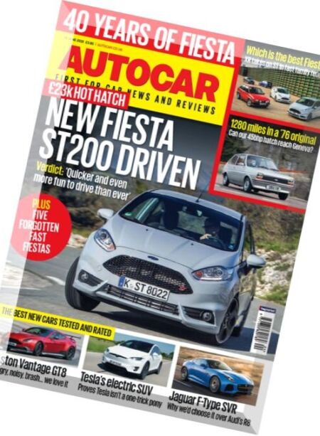 Autocar UK – 15 June 2016 Cover