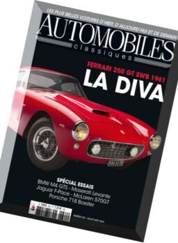Automobiles Classiques – Juiillet-Aout 2016