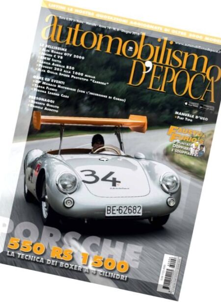 Automobilismo d’Epoca – Giugno 2016 Cover