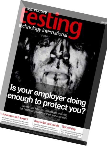 Automotive Testing Technology International – June 2016 Cover