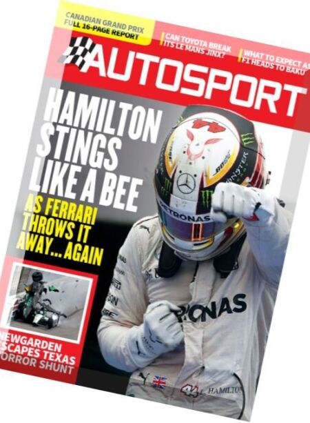 Autosport – 16 June 2016 Cover
