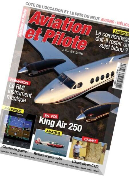 Aviation et Pilote – Juillet 2016 Cover