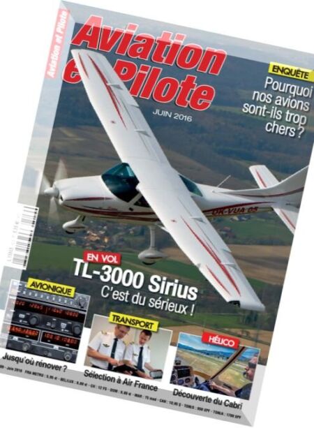 Aviation et Pilote – Juin 2016 Cover
