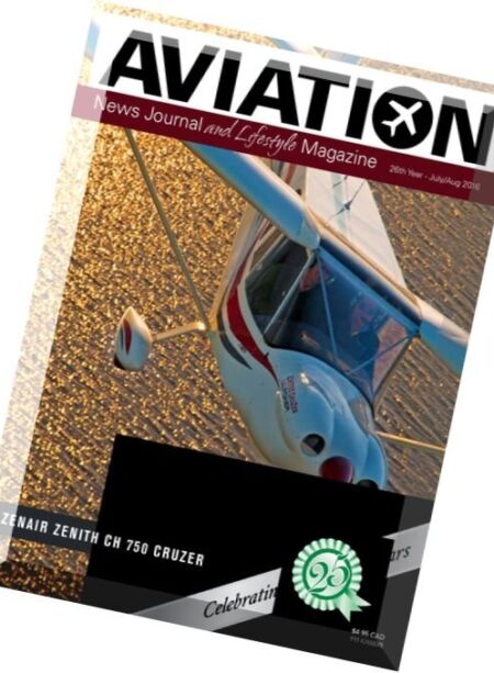 Aviation News Journal Magazine – July-August 2016 Cover