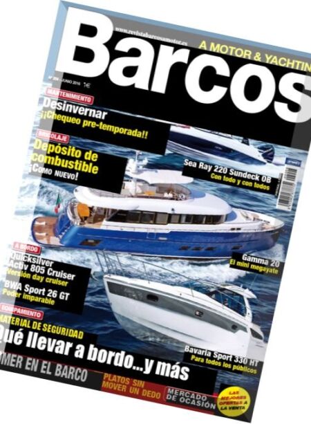 Barcos Motor – Junio 2016 Cover