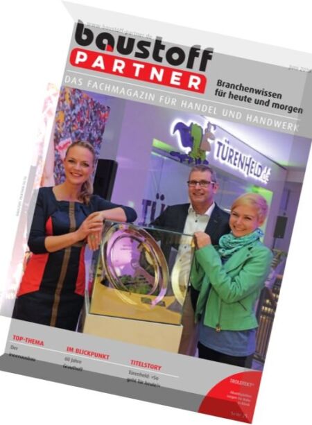 Baustoff Partner – Juni 2016 Cover