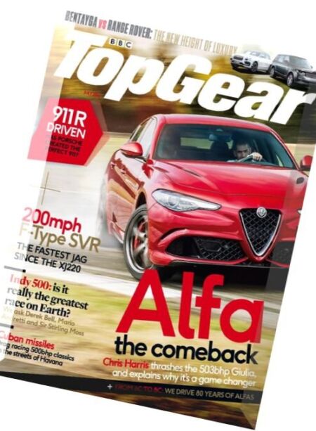 BBC Top Gear UK – July 2016 Cover