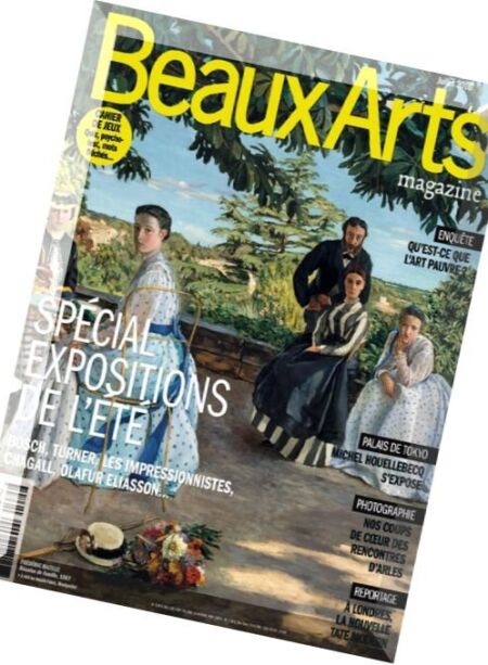 Beaux Arts – Juillet 2016 Cover