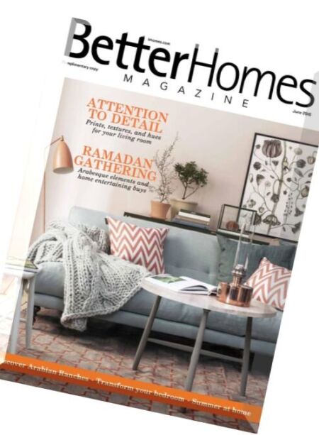 Better Homes Abu Dhabi – June 2016 Cover