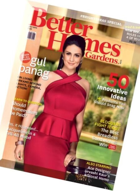 Better Homes & Gardens India – July 2016 Cover