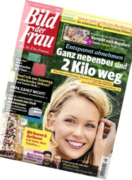 Bild Der Frau – 24 Juni 2016 Cover