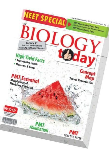 Biology Today – June 2016 Cover