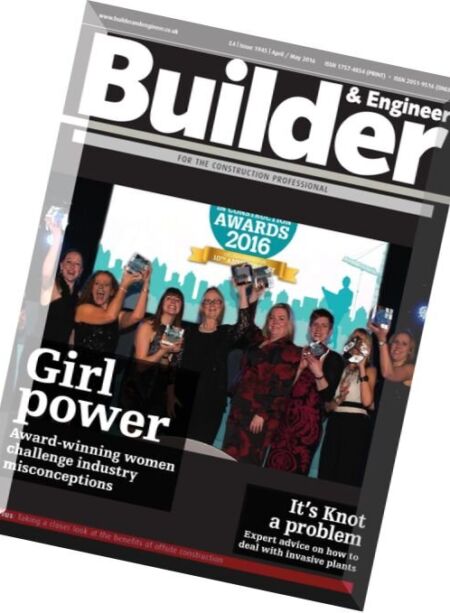 Builder & Engineer – April – May 2016 Cover