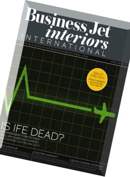 Business Jet Interiors International – April 2016 Cover