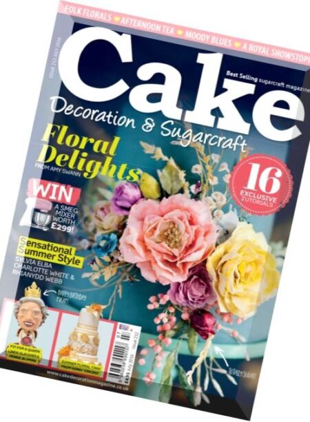 Cake Decoration & Sugarcraft – July 2016 Cover
