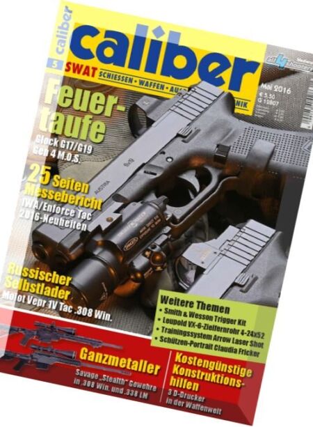 Caliber SWAT – Mai 2016 Cover
