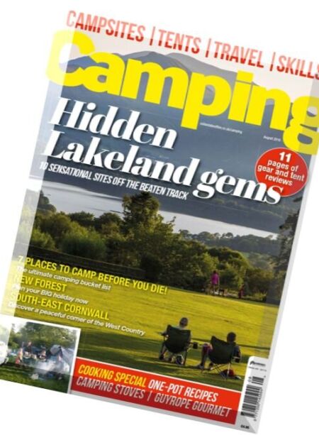Camping – August 2016 Cover