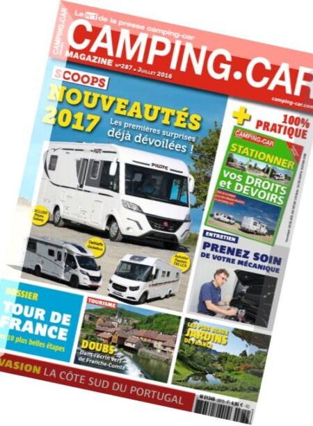Camping-Car – Juillet 2016 Cover