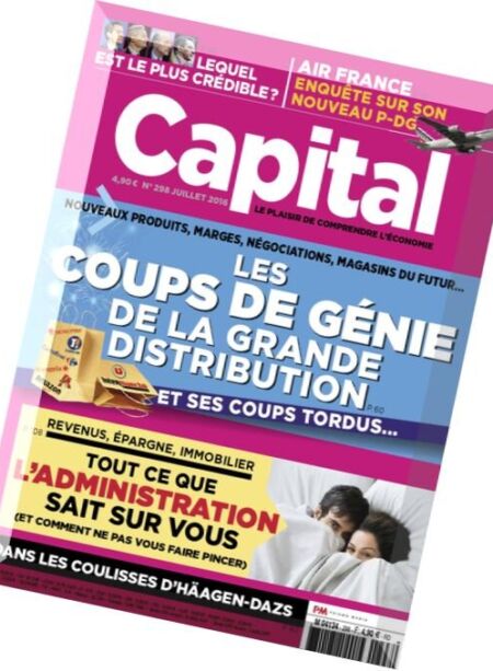 Capital France – Juillet 2016 Cover