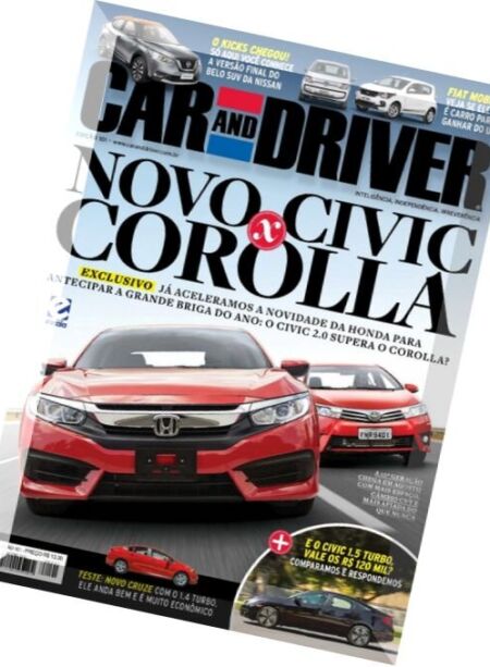 Car and Driver Brazil – Issue 101, Maio 2016 Cover