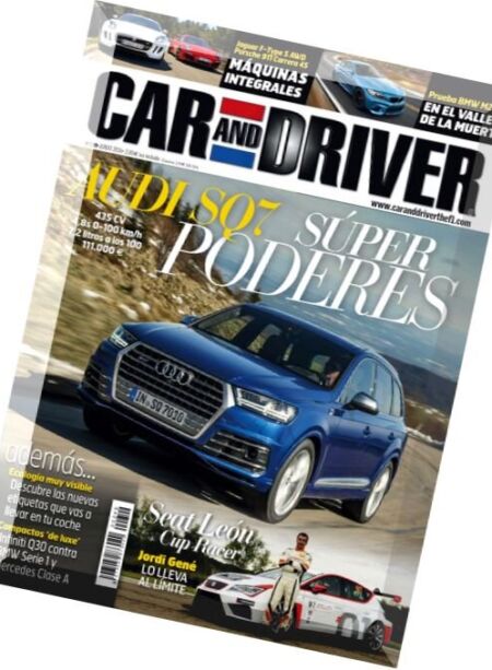 Car and Driver Spain – Junio 2016 Cover