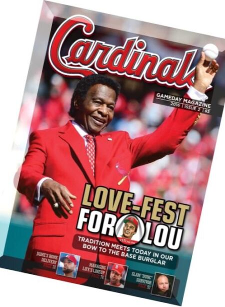 Cardinals Gameday Magazine – Issue 2, 2016 Cover