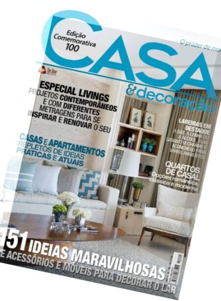 Casa & Decoracao Brasil – Ed. 100 – Maio e Junho de 2016 Cover