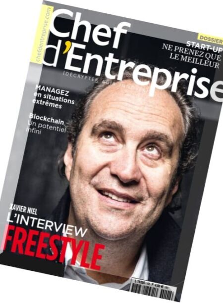 Chef d’Entreprise -Juin-Aout 2016 Cover