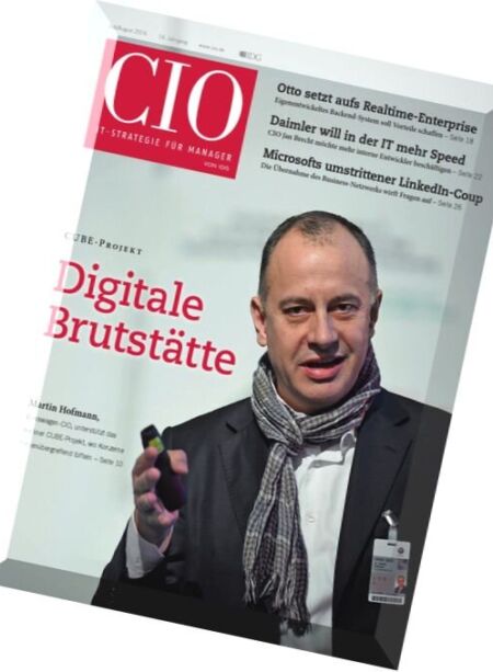 CIO – IT-Strategie fur Manager – Juli-August 2016 Cover