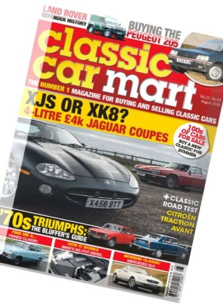 Classic Car Mart – August 2016 Cover
