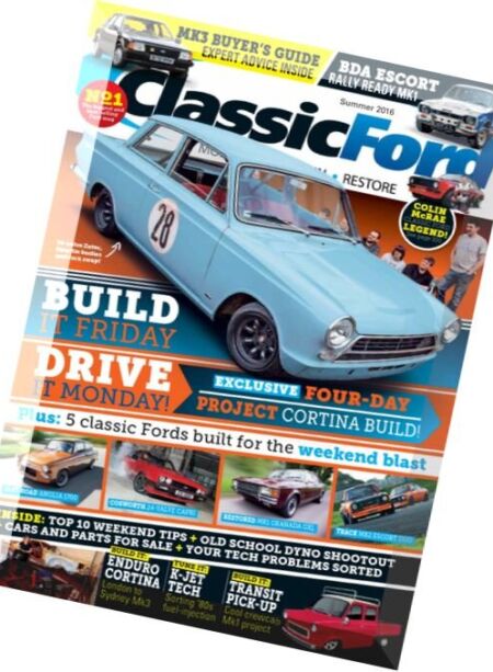 Classic Ford – Summer 2016 Cover