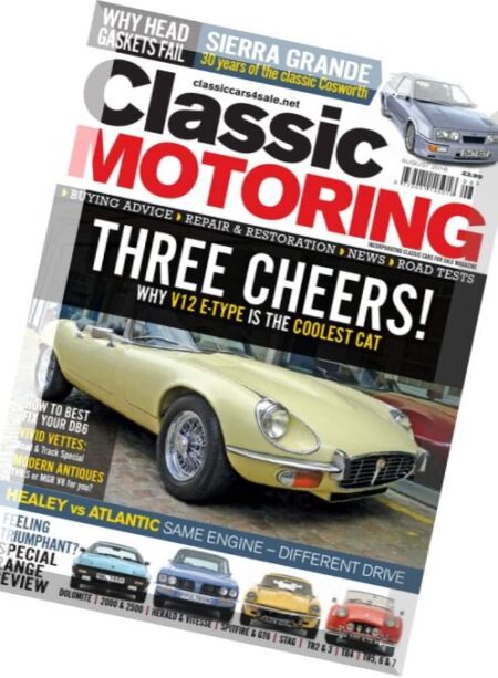 Classic Motoring – August 2016 Cover