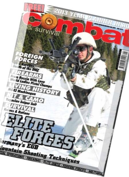 Combat & Survival – January 2013 Cover