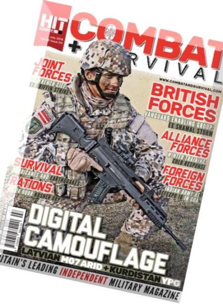 Combat & Survival – July 2016 Cover