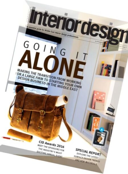 Commercial Interior Design – July 2016 Cover