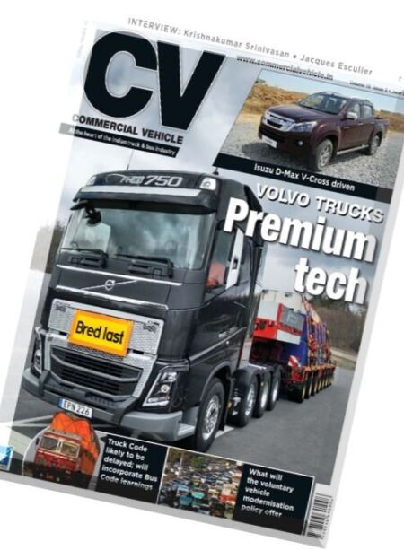 Commercial Vehicle India – June 2016 Cover