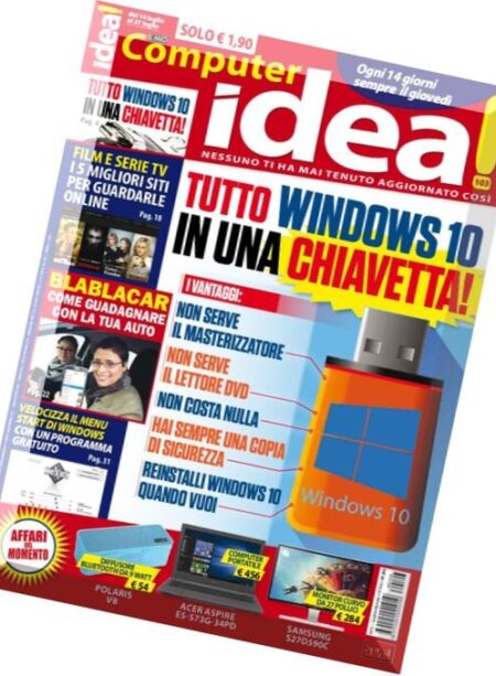 Computer Idea! – 14 Luglio 2016 Cover