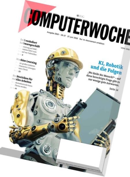 Computerwoche – 27 Juni 2016 Cover