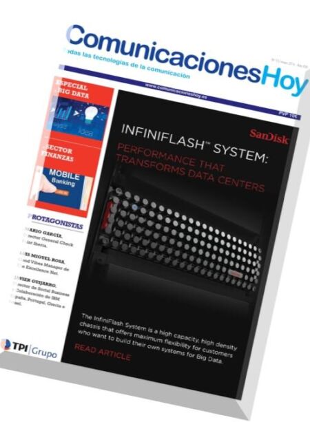 Comunicaciones Hoy – Mayo 2016 Cover