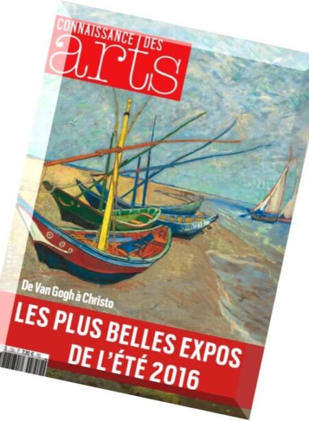 Connaissance des Arts – Juillet-Aout 2016 Cover