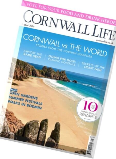 Cornwall Life – August 2016 Cover