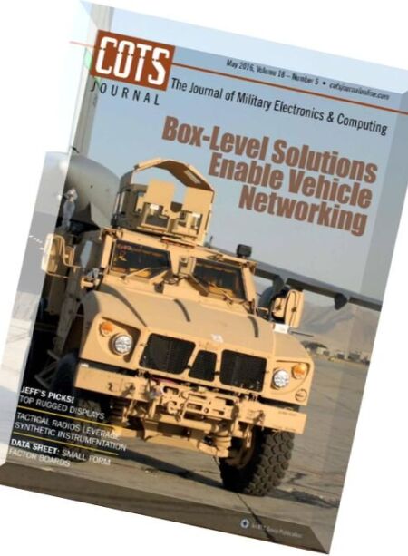 COTS Journal – May 2016 Cover