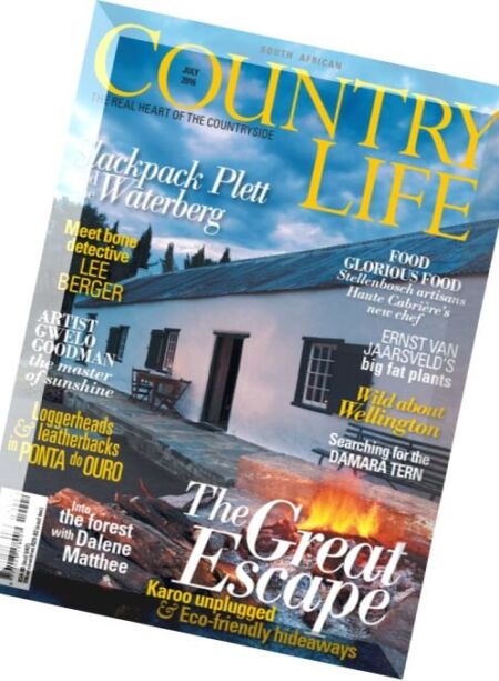 Country Life South Africa – July 2016 Cover